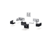 GEZE 147061 MONTAGE CONSOLE A SLIMCHAIN TBV SLIMCHAIN VALRAAM - WIT RAL 9016 Productafbeelding